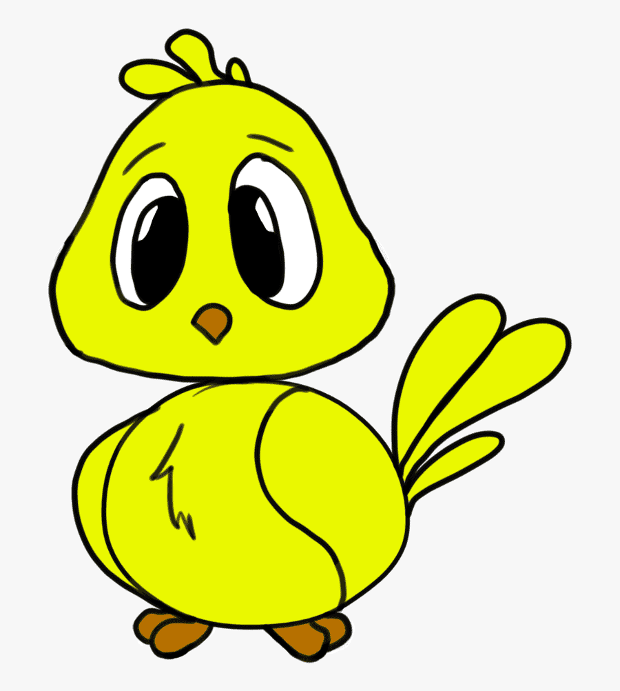Collection Of Free Chicken Drawing Cartoon Character - Cartoon Chicken Easy Drawing, Transparent Clipart