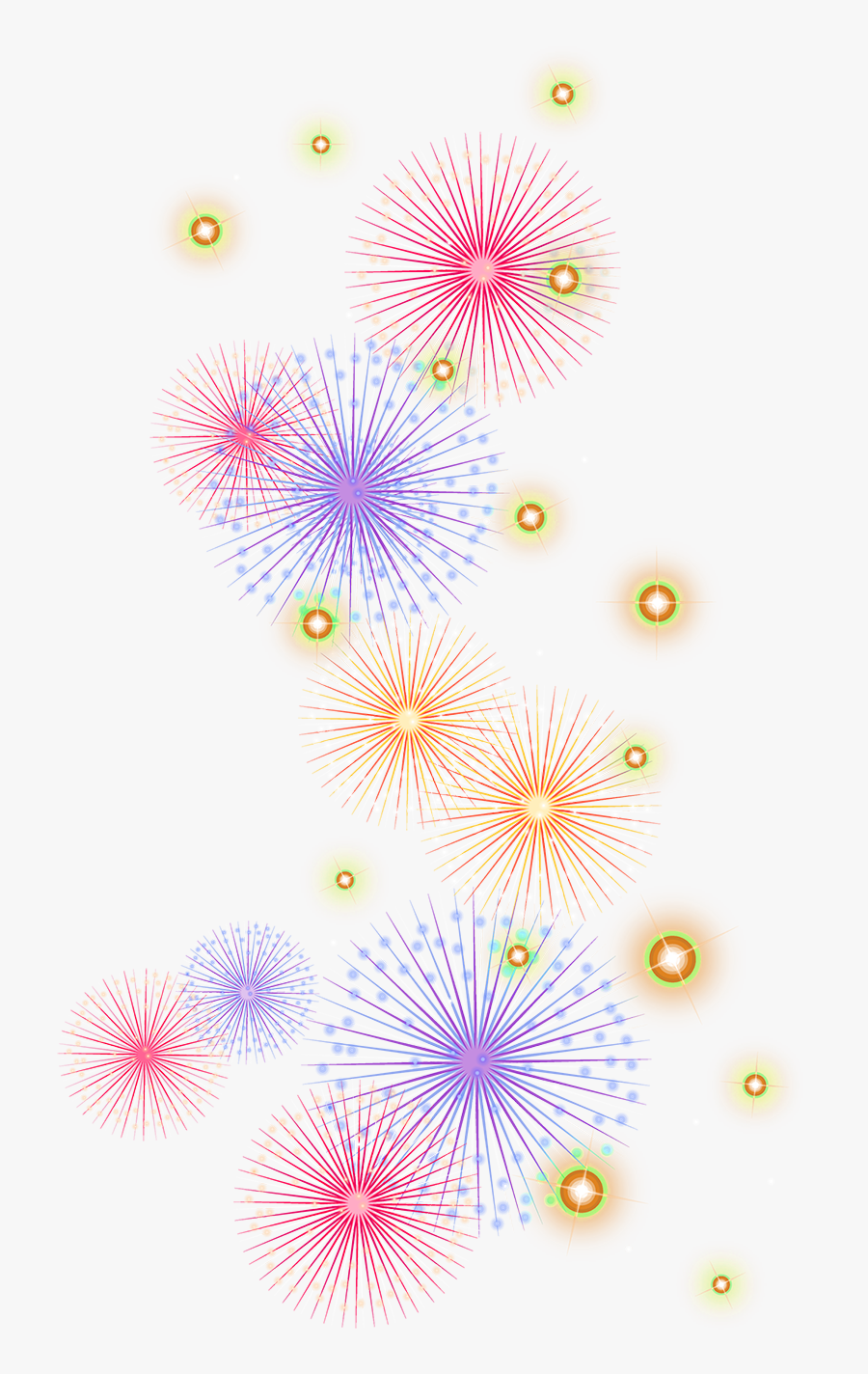 Transparent Firework Clipart - Fireworks, Transparent Clipart