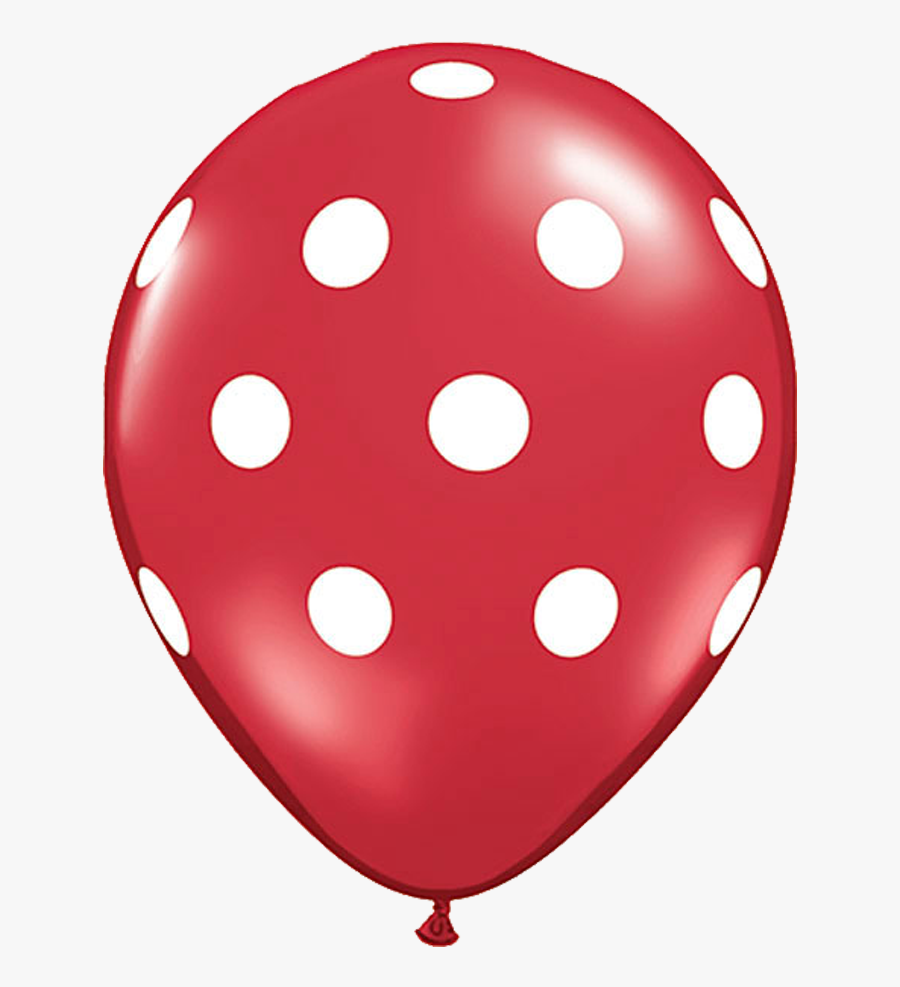 Black Polka Dot Balloons, Transparent Clipart