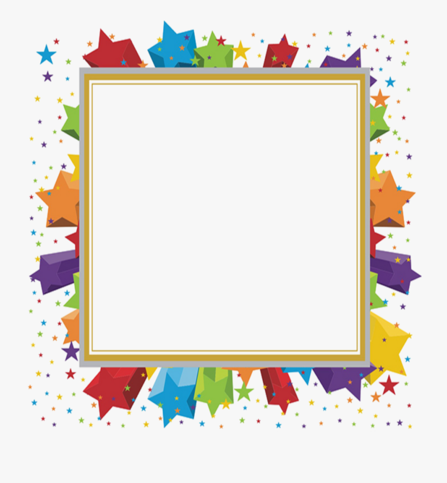 Transparent Star Borders Clipart - Star Border, Transparent Clipart