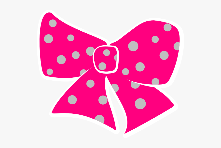 Transparent Polka Dot Png - Clip Art Cheer Bow Png, Transparent Clipart