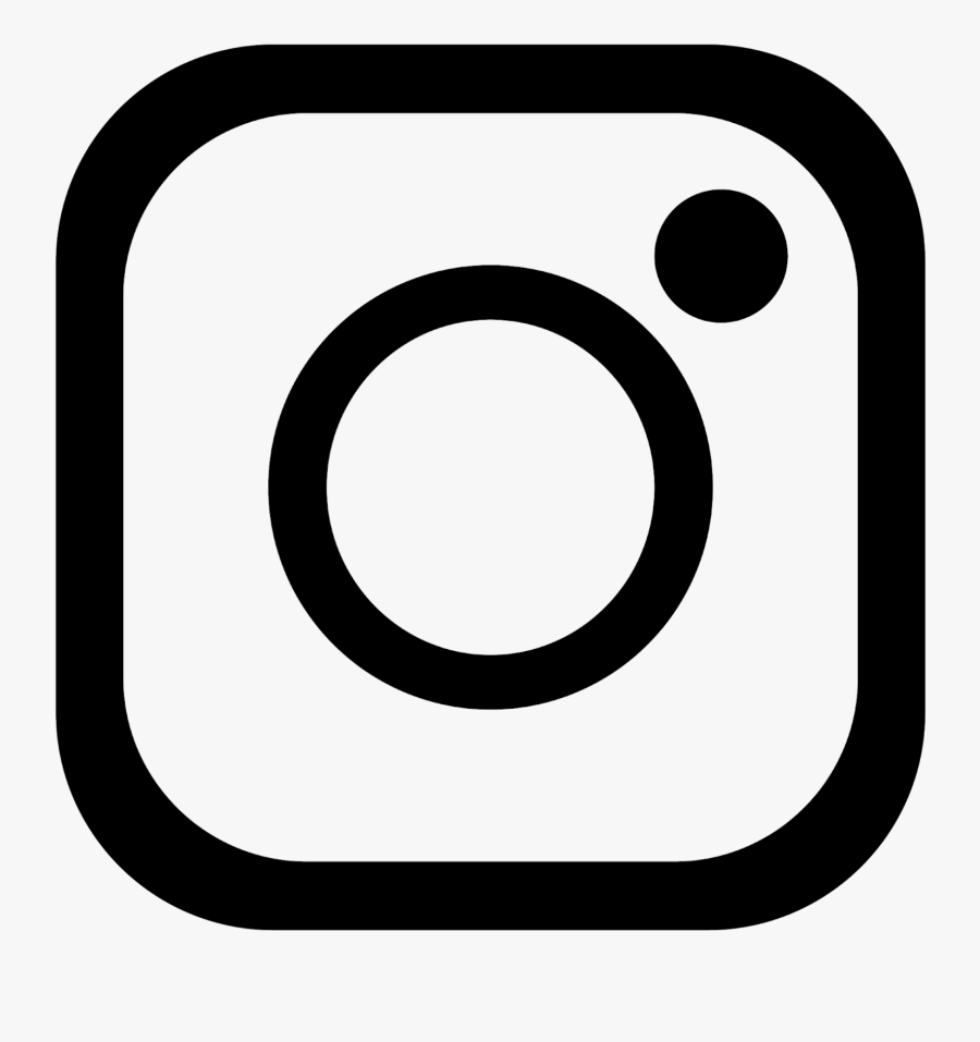 New Instagram Logo Black And White Png 2019 - Transparent Background Instagram Black Logo, Transparent Clipart