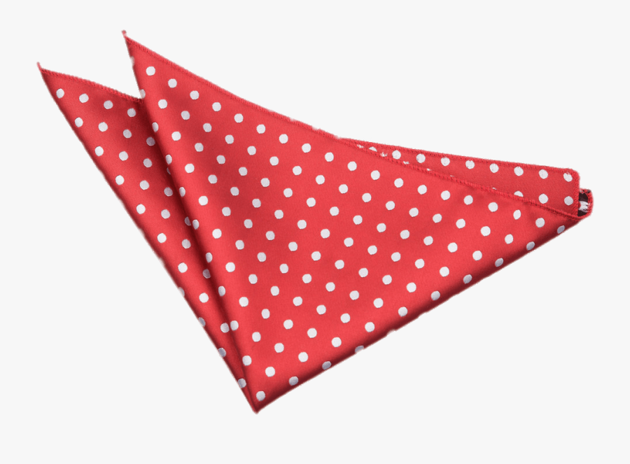 Polka Dot Handkerchief Clip Arts - Red Handkerchief Png, Transparent Clipart