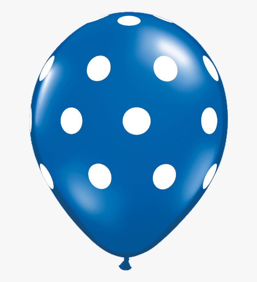 Purple Polka Dot Balloon, Transparent Clipart