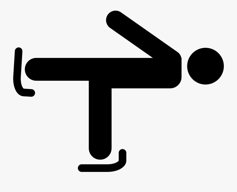 Ice Skating Silhouette - Schaatsen Icoon, Transparent Clipart