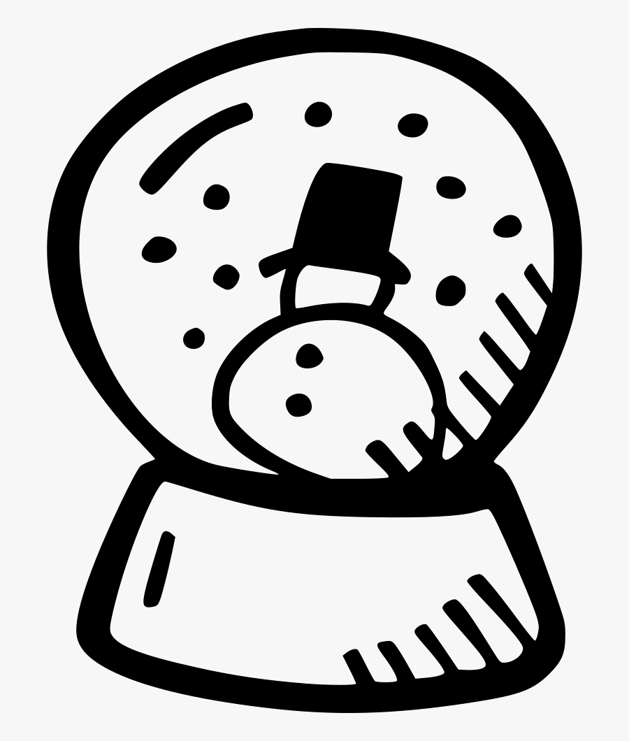 Snow Globe, Transparent Clipart