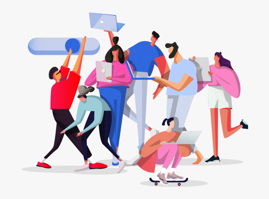 Team Illustration For Social Post Minimal Website Animation ...