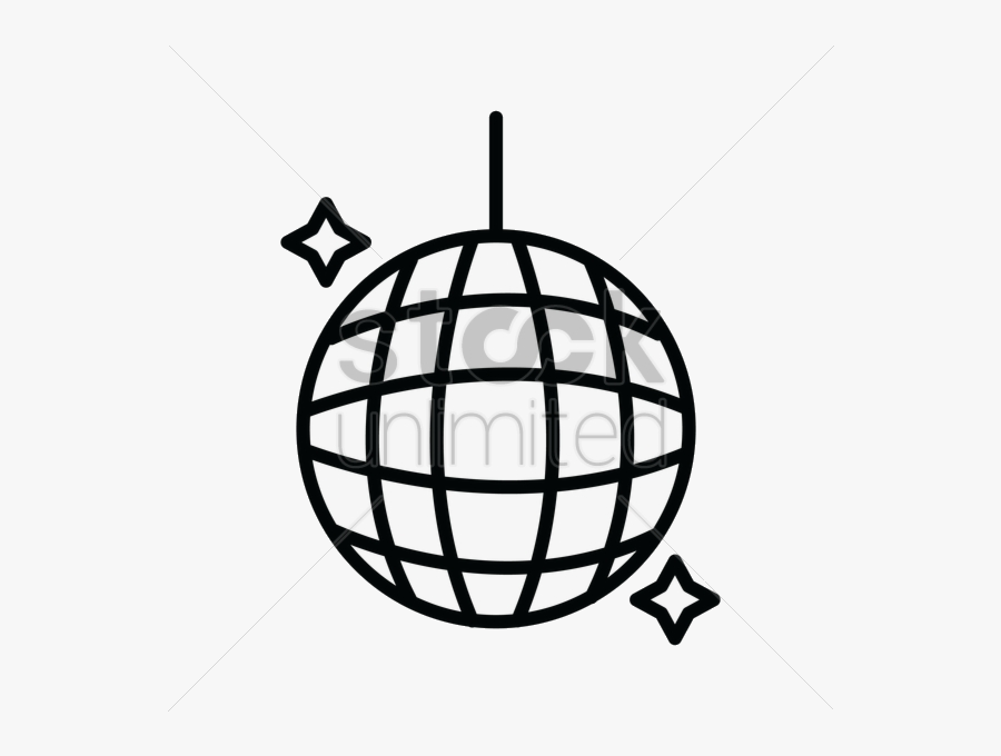 Disco Ball Vector Graphic Clipart Simple Transparent - Disco Ball Icon, Transparent Clipart