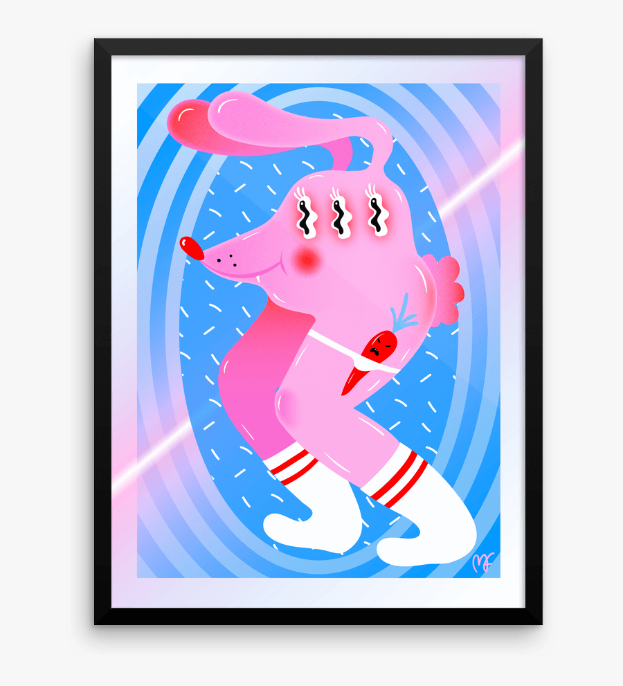 "disco Bunny, Transparent Clipart