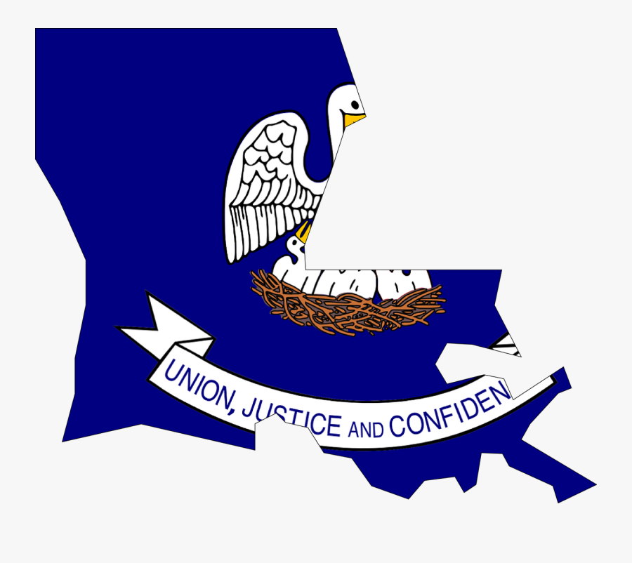Louisiana - Louisiana State Flag, Transparent Clipart