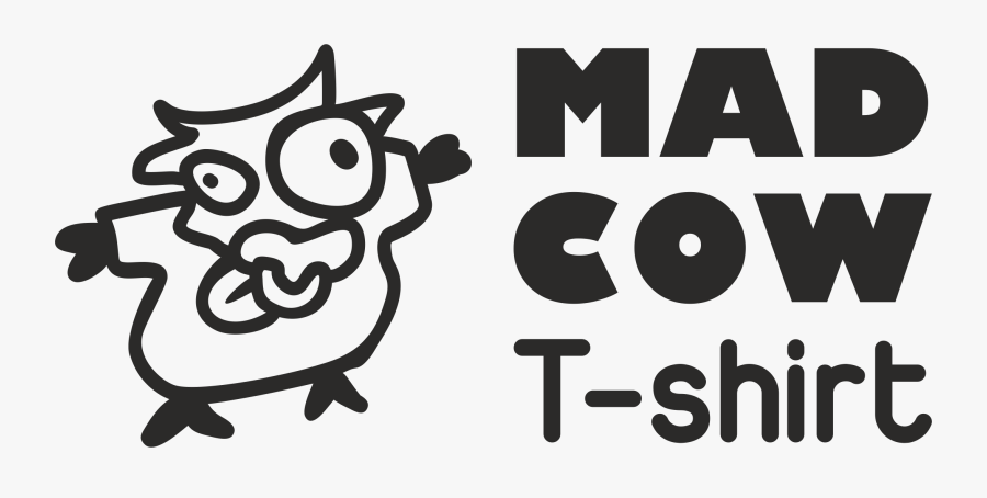 Mad Cow T Shirt, Transparent Clipart