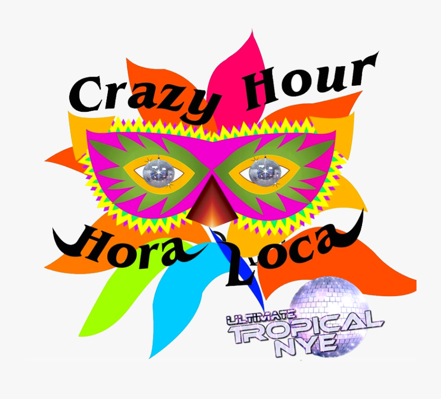 Transparent New Years Ball Png - Hora Loca, Transparent Clipart