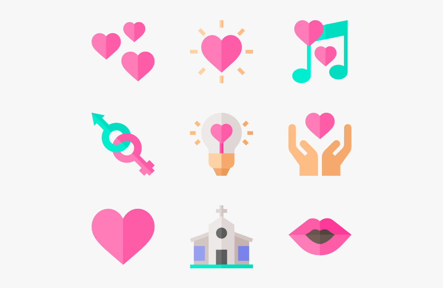 Heart,pink,clip - Heart, Transparent Clipart