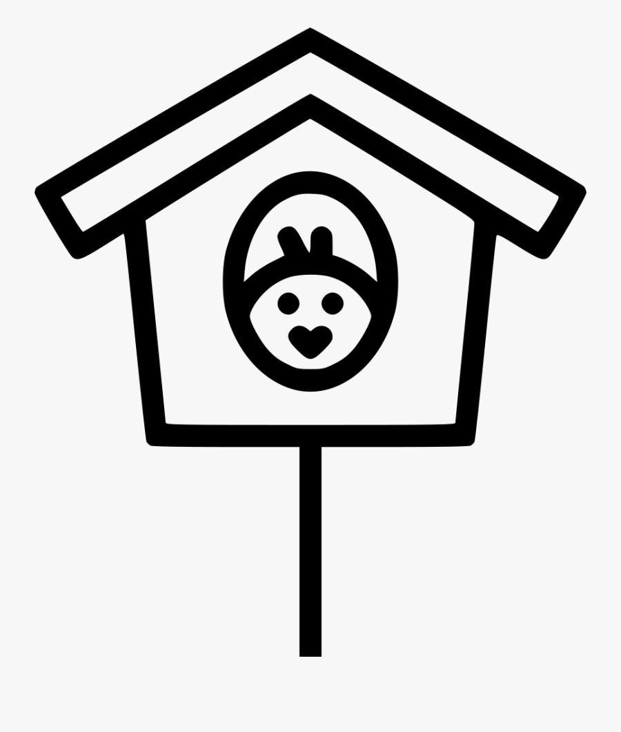 Birdhouse Nest Chicken Chickling Home Comments - Vector Graphics, Transparent Clipart