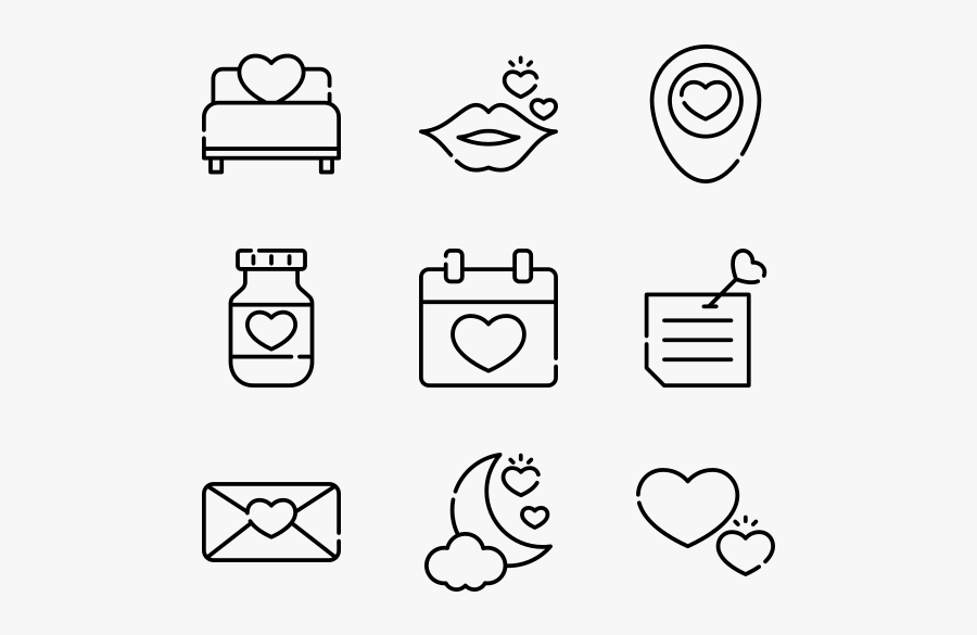Date Night - Food Icons Png, Transparent Clipart