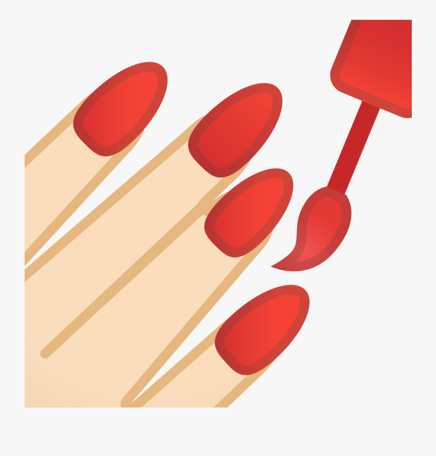 Nail Clipart Nail Artist - Unha Com Esmalte Png, Transparent Clipart