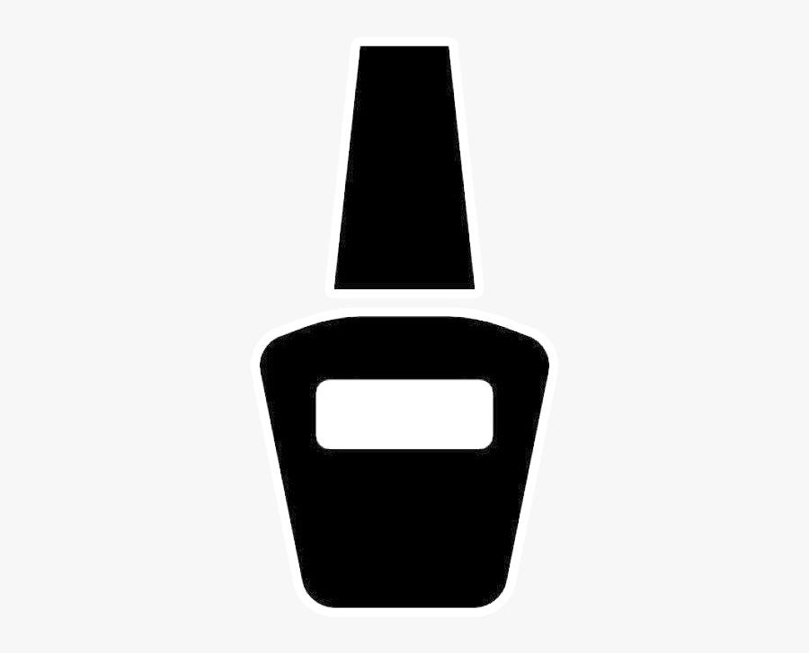 Nail Polish Silhouette Png, Transparent Clipart