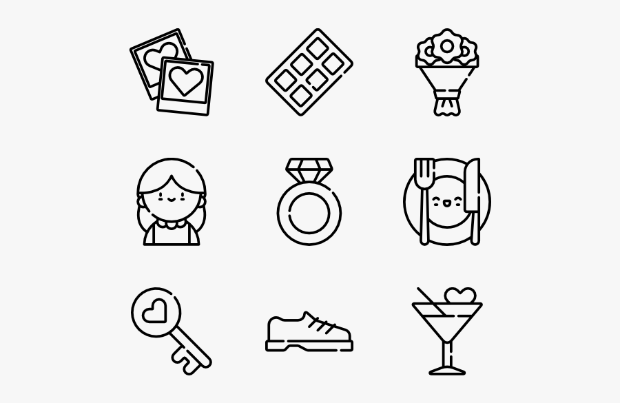 Date Night - Muslim Icon, Transparent Clipart