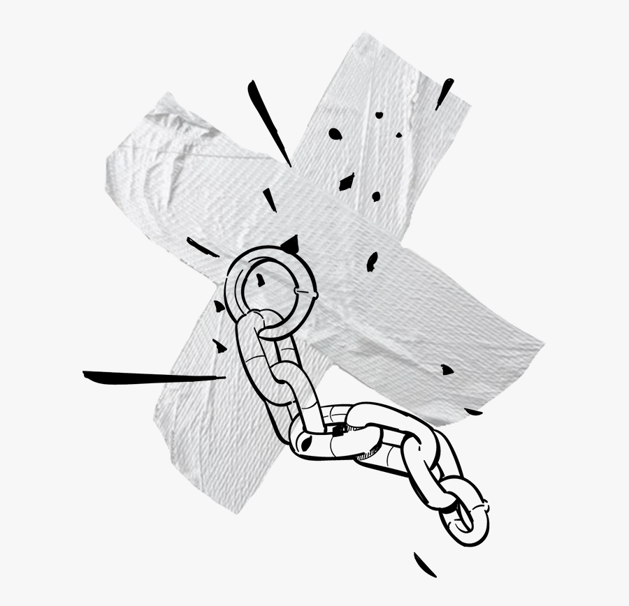 Strip Of Duct Tape, Transparent Clipart