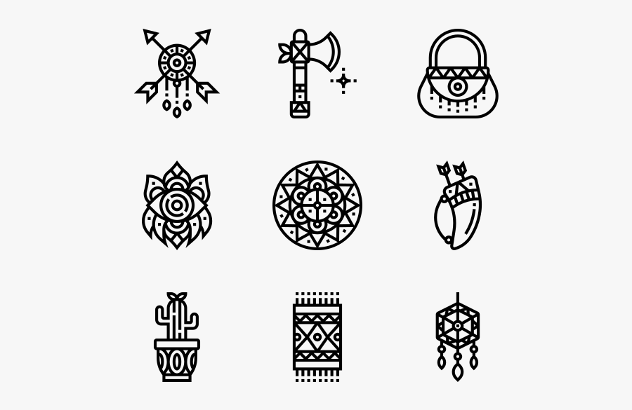 Boho Style - Ethnic Vector Png, Transparent Clipart