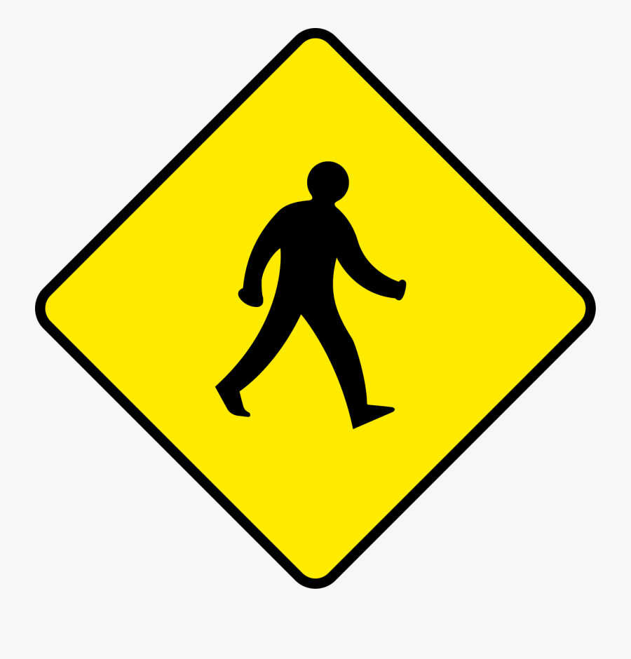 Ireland Road Sign W - Road Curve Sign, Transparent Clipart
