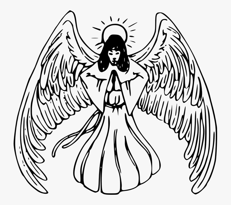 Halo Clipart Drawing Angel - Angel Clip Art, Transparent Clipart