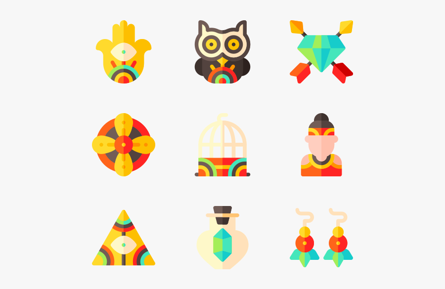 Boho, Transparent Clipart