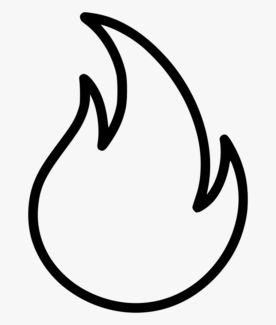 White Flame Icon Png, Transparent Clipart