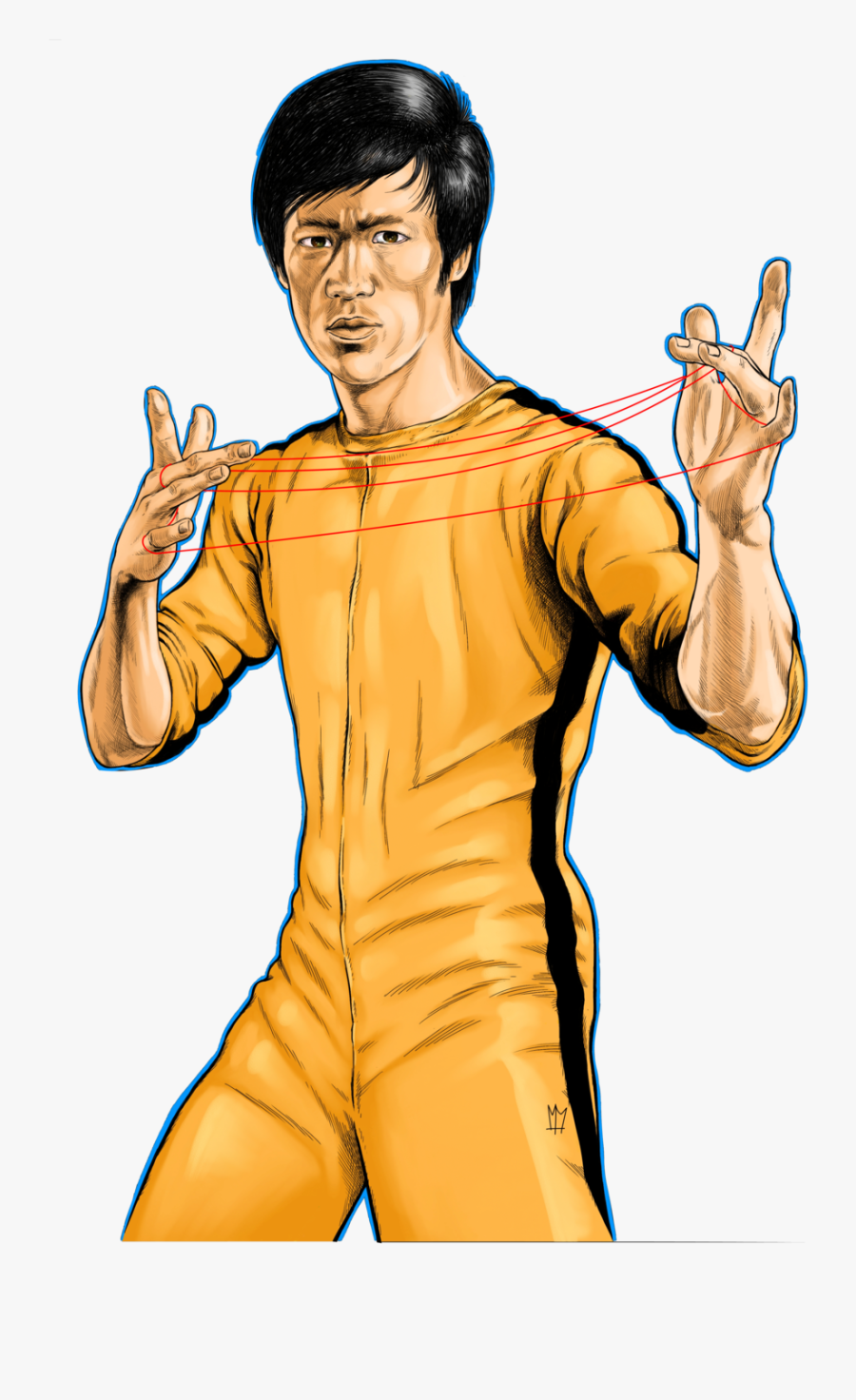 Picture Transparent Download Actor Clipart Lee - Bruce Lee Art Png, Transparent Clipart