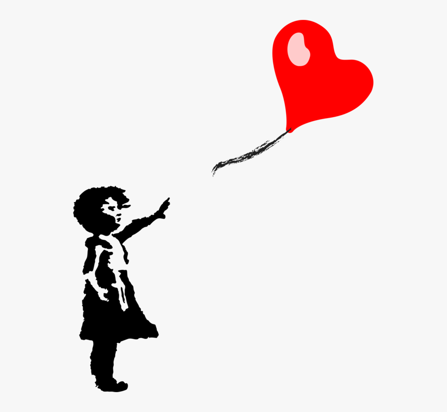 Little Girl And Heart Shaped Balloon - Teachers Make More Decisions Than Brain Surgeons, Transparent Clipart