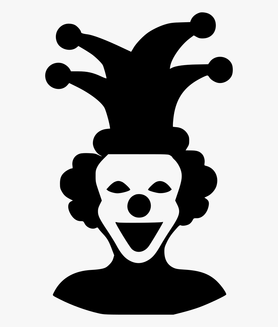 Transparent Joker Comic Png - Clip Art Images Of Joker Black And White, Transparent Clipart