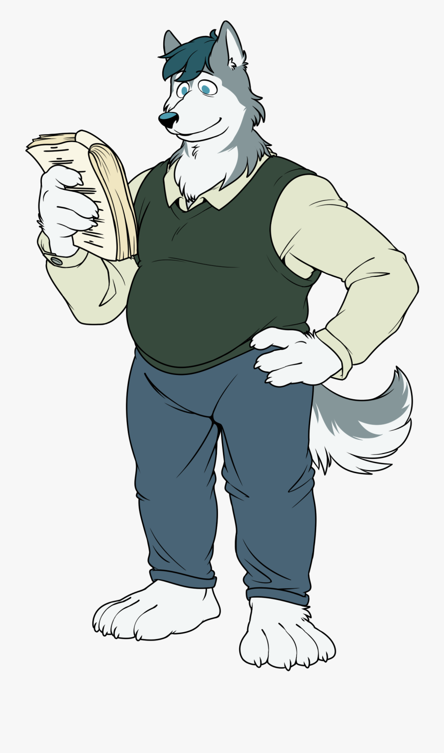 Husky Actor, Transparent Clipart