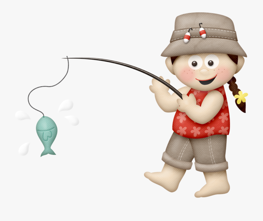 Boy Fishing Clipart, Transparent Clipart