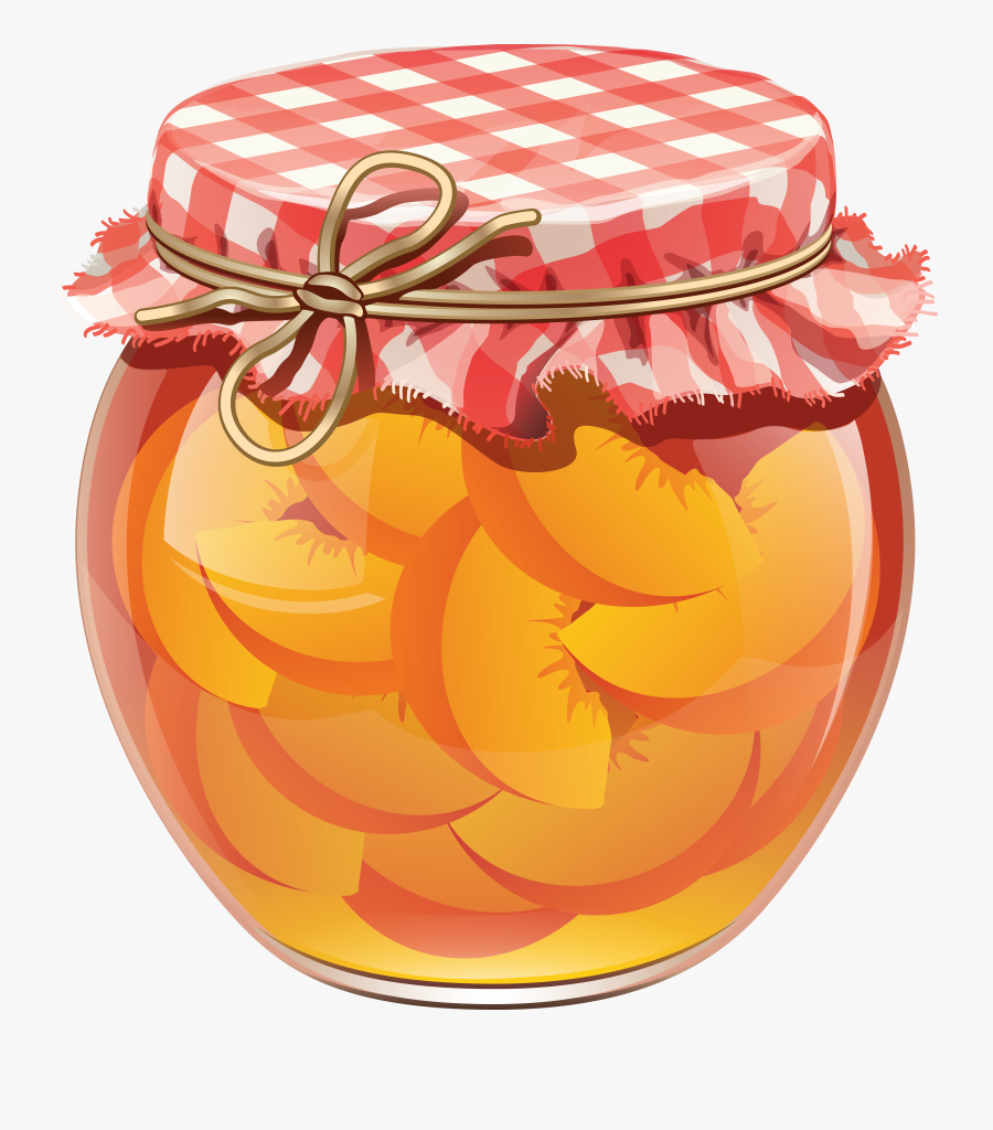 Gelatin Dessert Fruit Preserves - Cartoons Of Jam Jars, Transparent Clipart