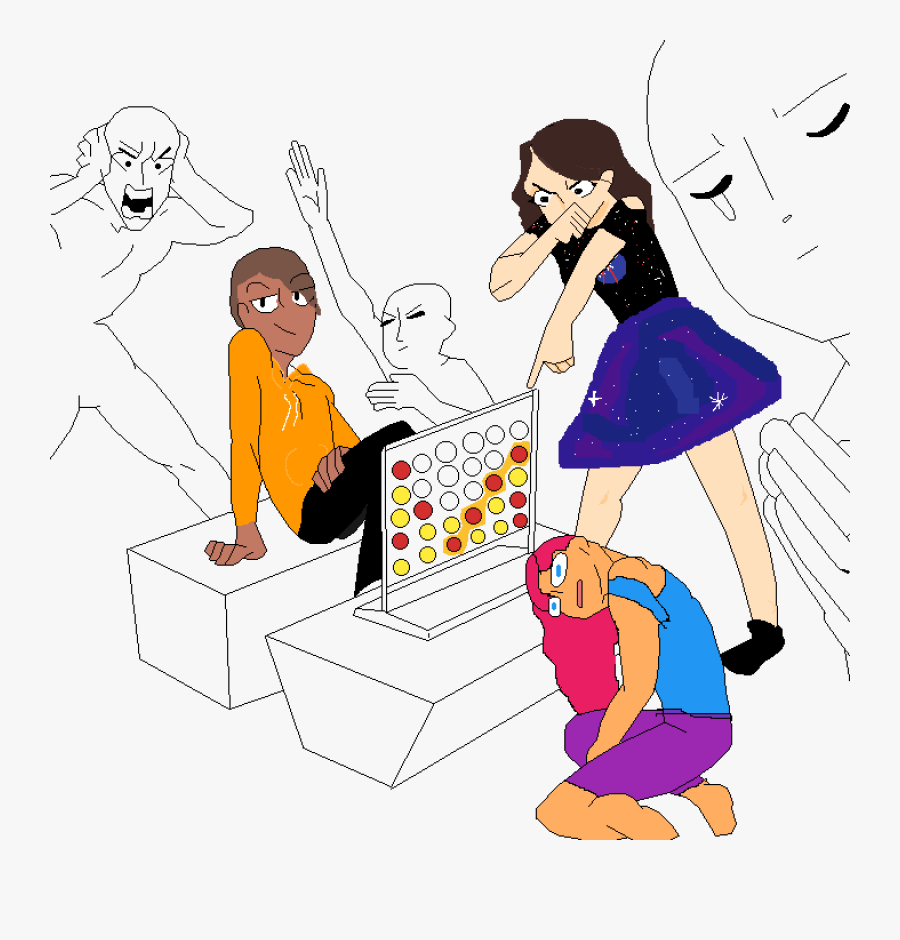 Connect Four Draw The Squad, Transparent Clipart