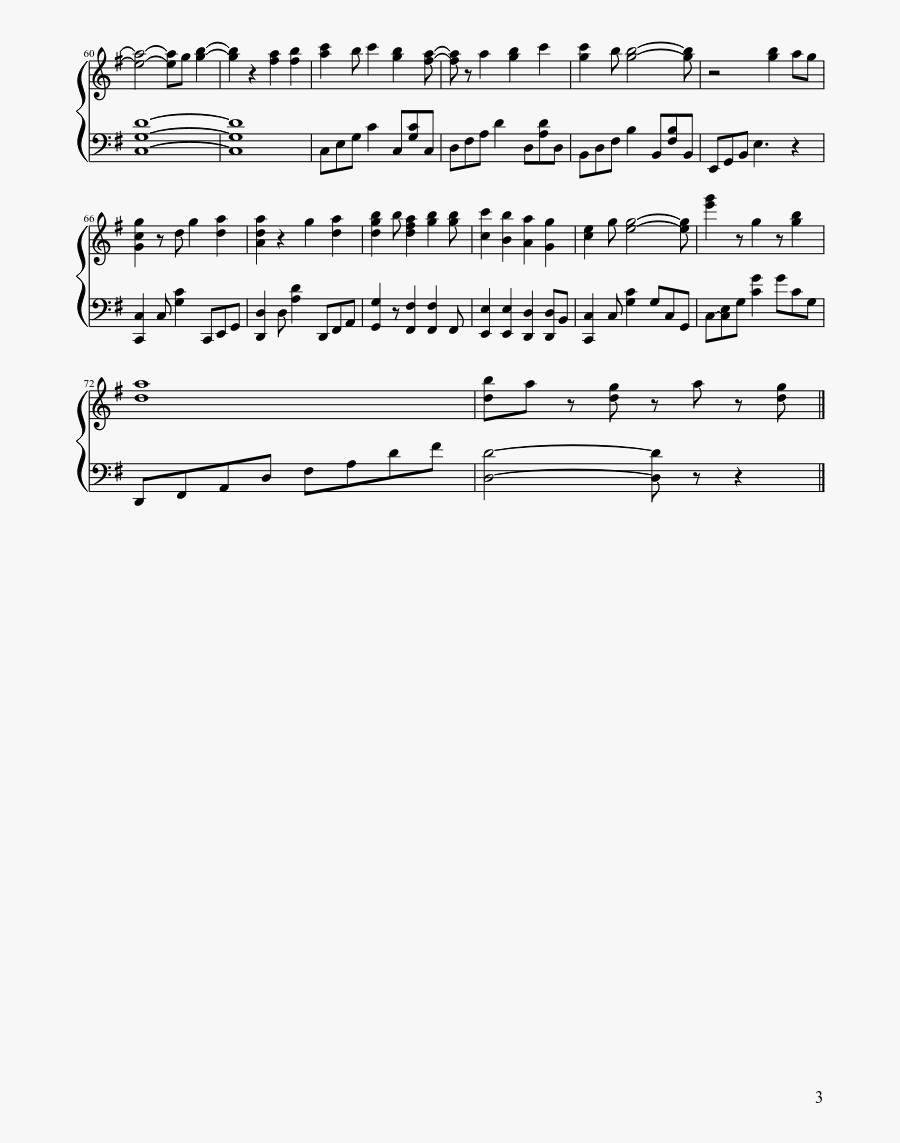 Courage Sword Art Online Piano Sheet Music, Transparent Clipart