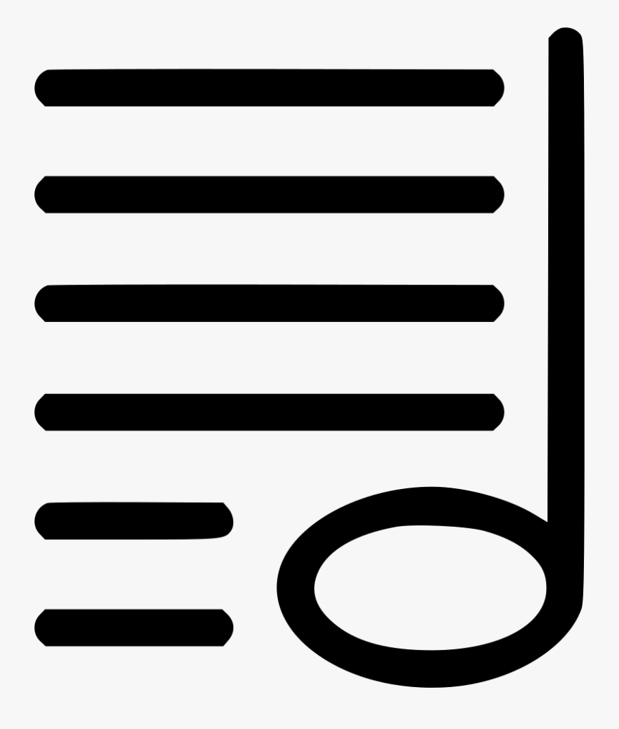Notes Music Sheet Music Composition - Music Sheet Icon Png, Transparent Clipart