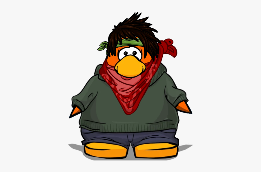 Club Penguin Kermit Outfit, Transparent Clipart