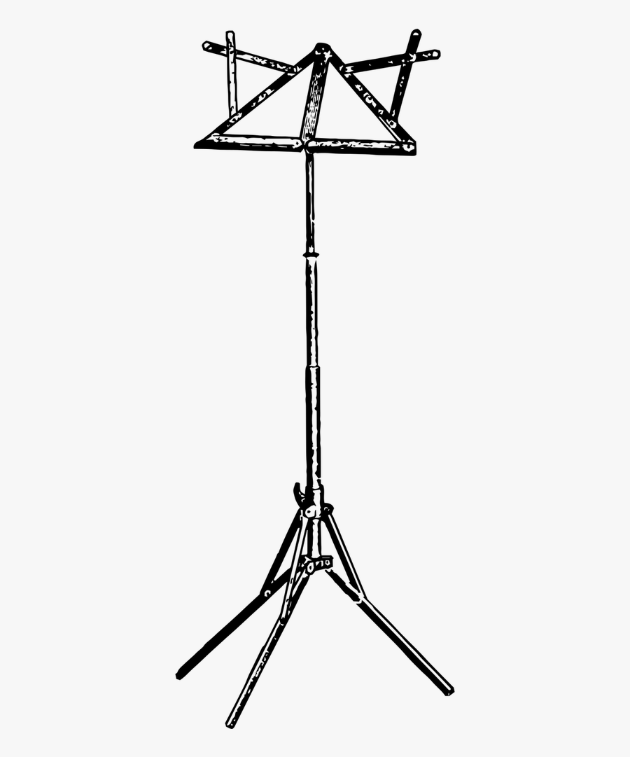 Music Stand Sheet Music On A Stand, Transparent Clipart