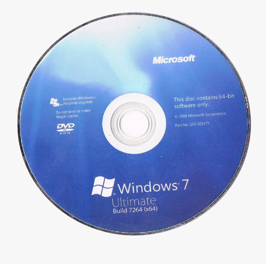 Windows Cover Cd Photos X86-64 Xp Microsoft Clipart - Windows 7 Cd Cover, Transparent Clipart