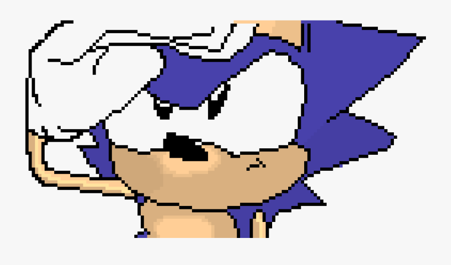 Pixel Art Of Sonic, Transparent Clipart