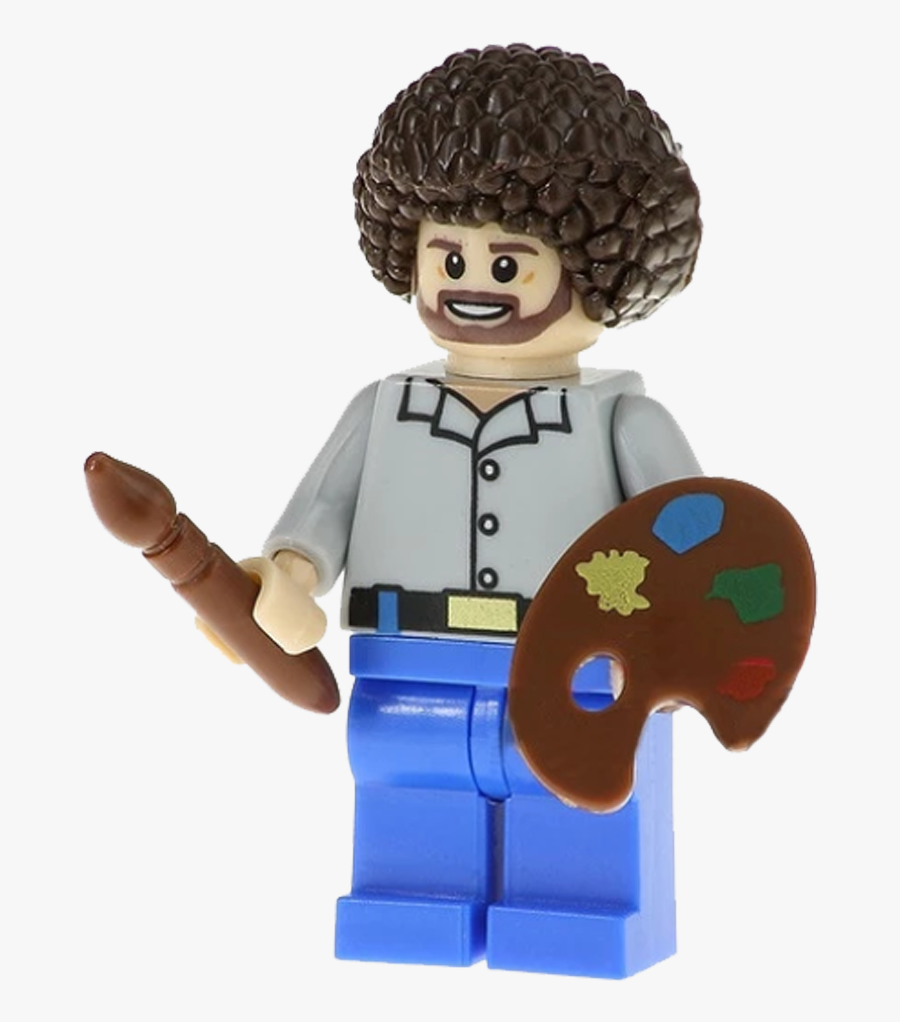 bob ross lego figure