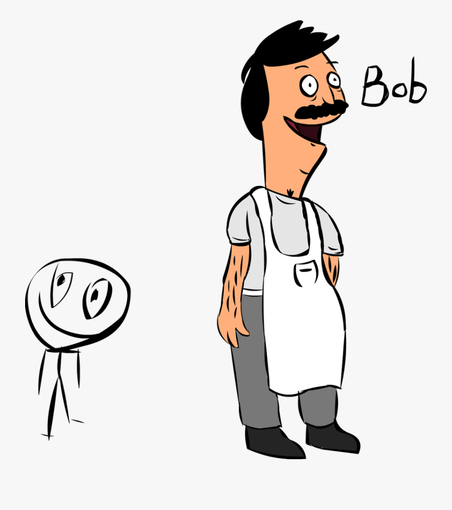 Drawing Tablet Test Weird Midget Bob Belcher - Cartoon, Transparent Clipart
