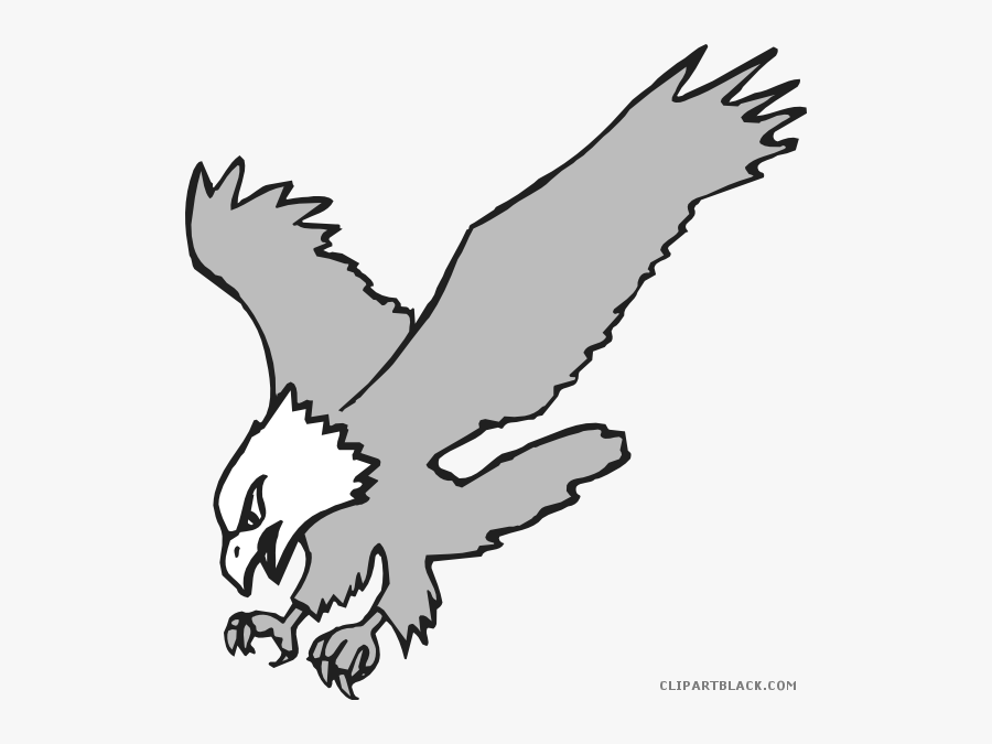 Duck Hunting Animal Free Black White Clipart Images - Clip Art Eagle Black And White, Transparent Clipart