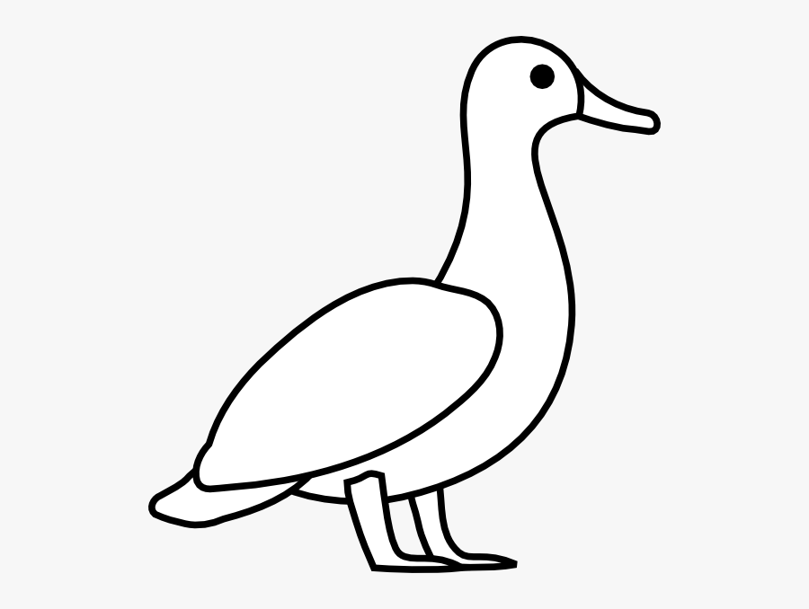 Duck Outline Clip Art - Duck, Transparent Clipart