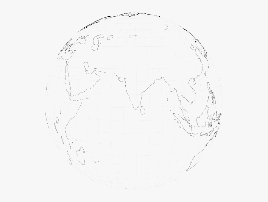 India Viewed From Space Png Clip Arts - Sketch, Transparent Clipart