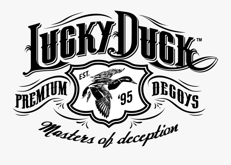 Lucky Ducky - Lucky Duck Calls Logo, Transparent Clipart