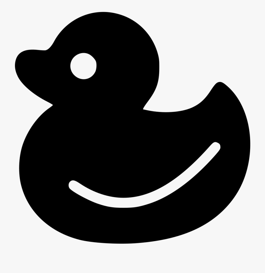 Black And White Duck Svg File Clipart , Png Download - Duck Icon Png, Transparent Clipart