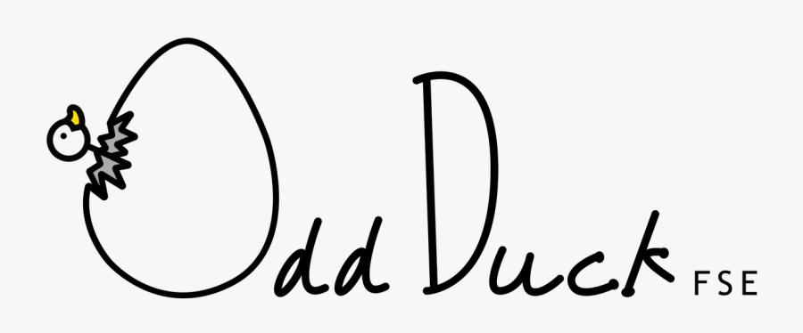 Odd Duck Fse - Line Art, Transparent Clipart