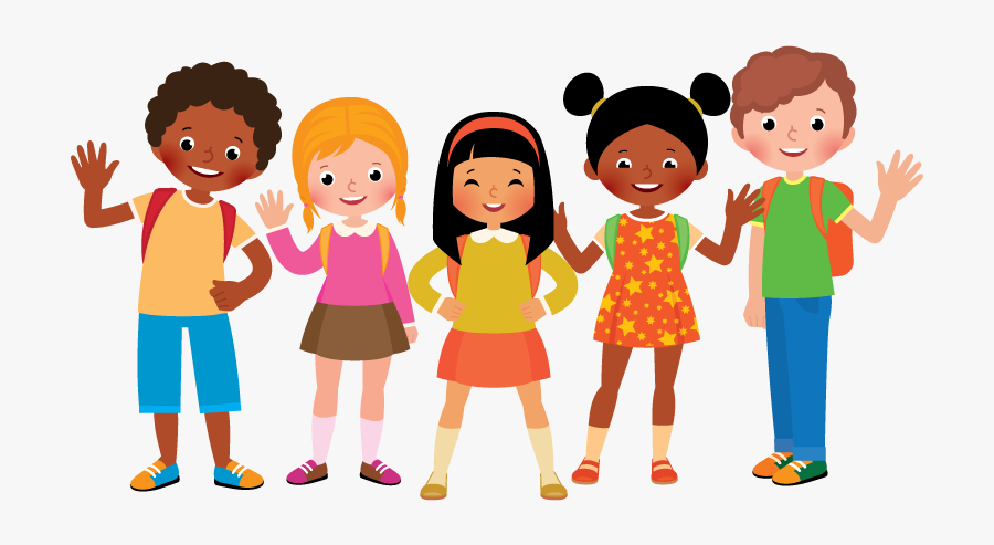 Children Of Different Races Clipart, Transparent Clipart